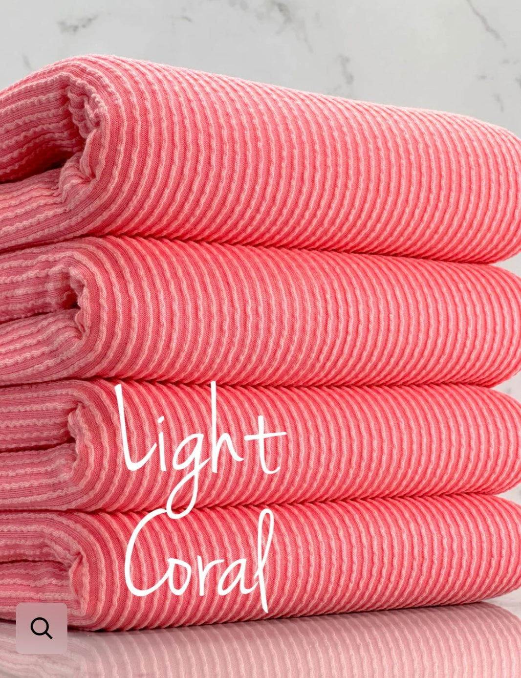 URBAN RIB SET - LIGHT CORAL