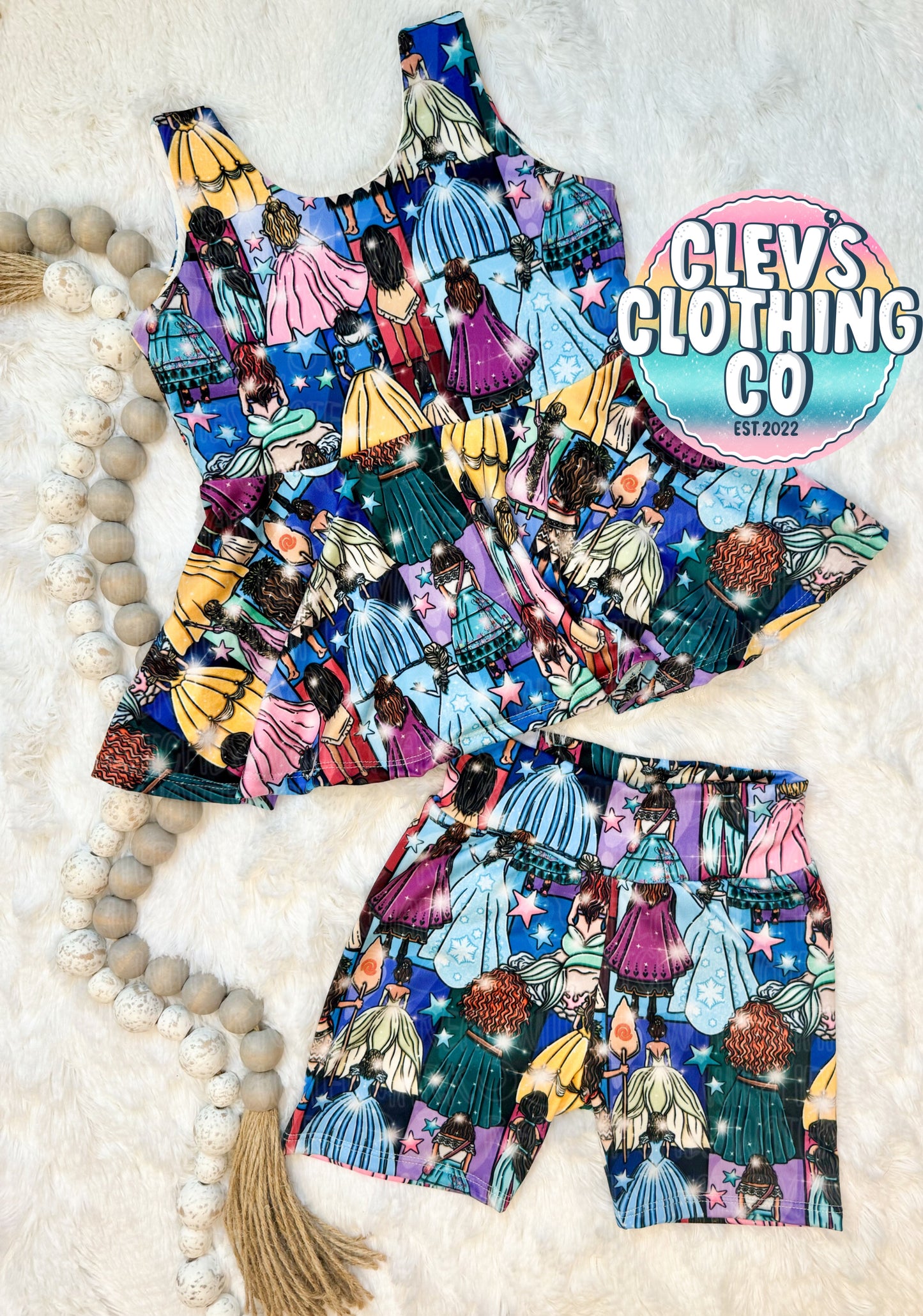 BRIELLE PEPLUM + BIKERS