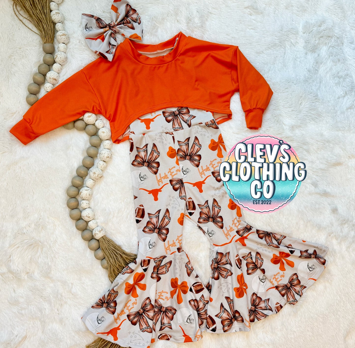 FOOTBALL BELLS + HONEY TOP