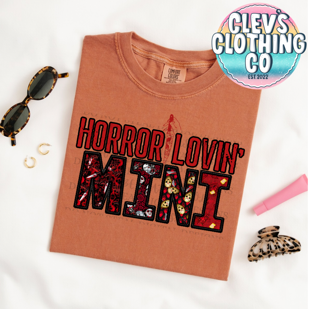 HORROR MAMA/MINI - burnt orange