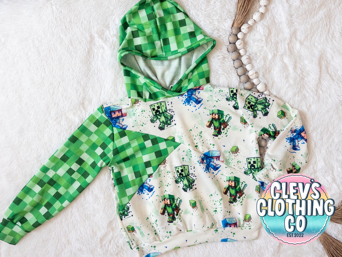 COLOR-BLOCKED HOODIE
