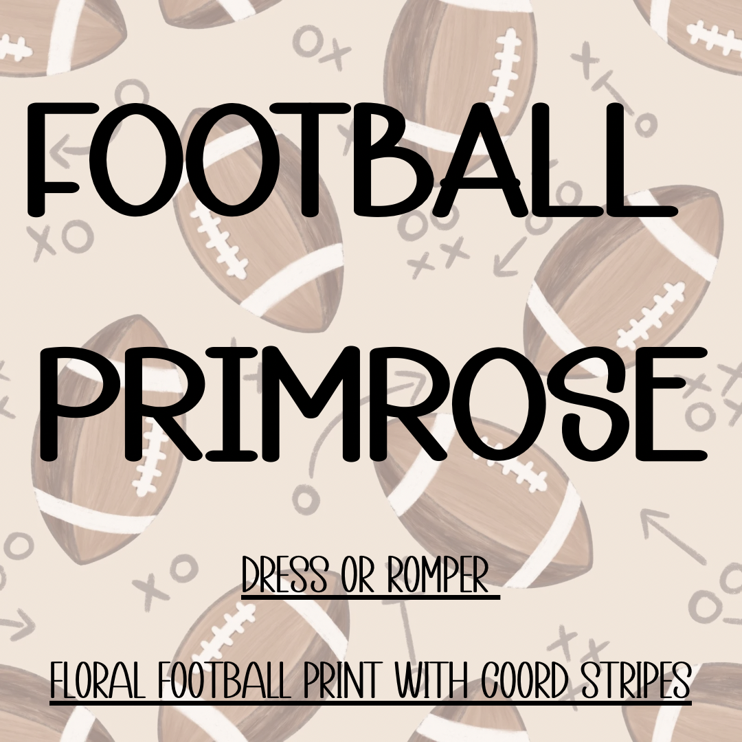 PRIMROSE FLORAL FOOTBALL