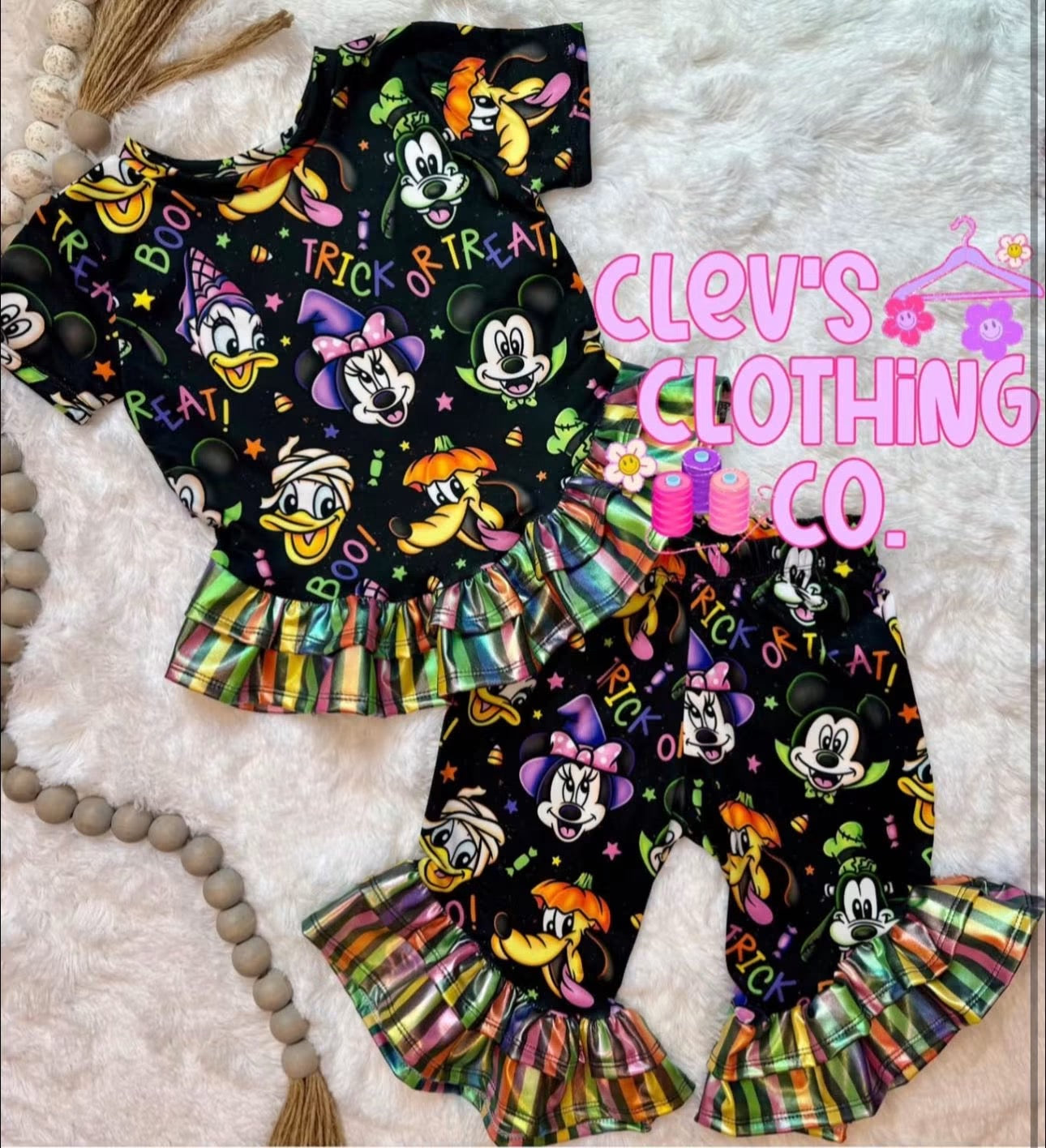 JASMINE RUFFLED SET (double ruffled)