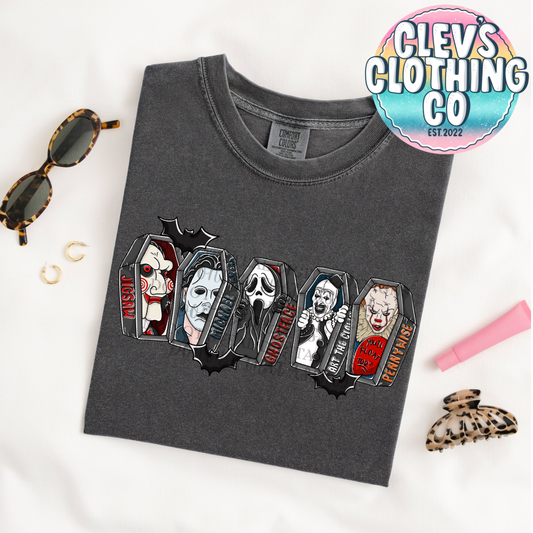 HORROR COFFINS - graphite
