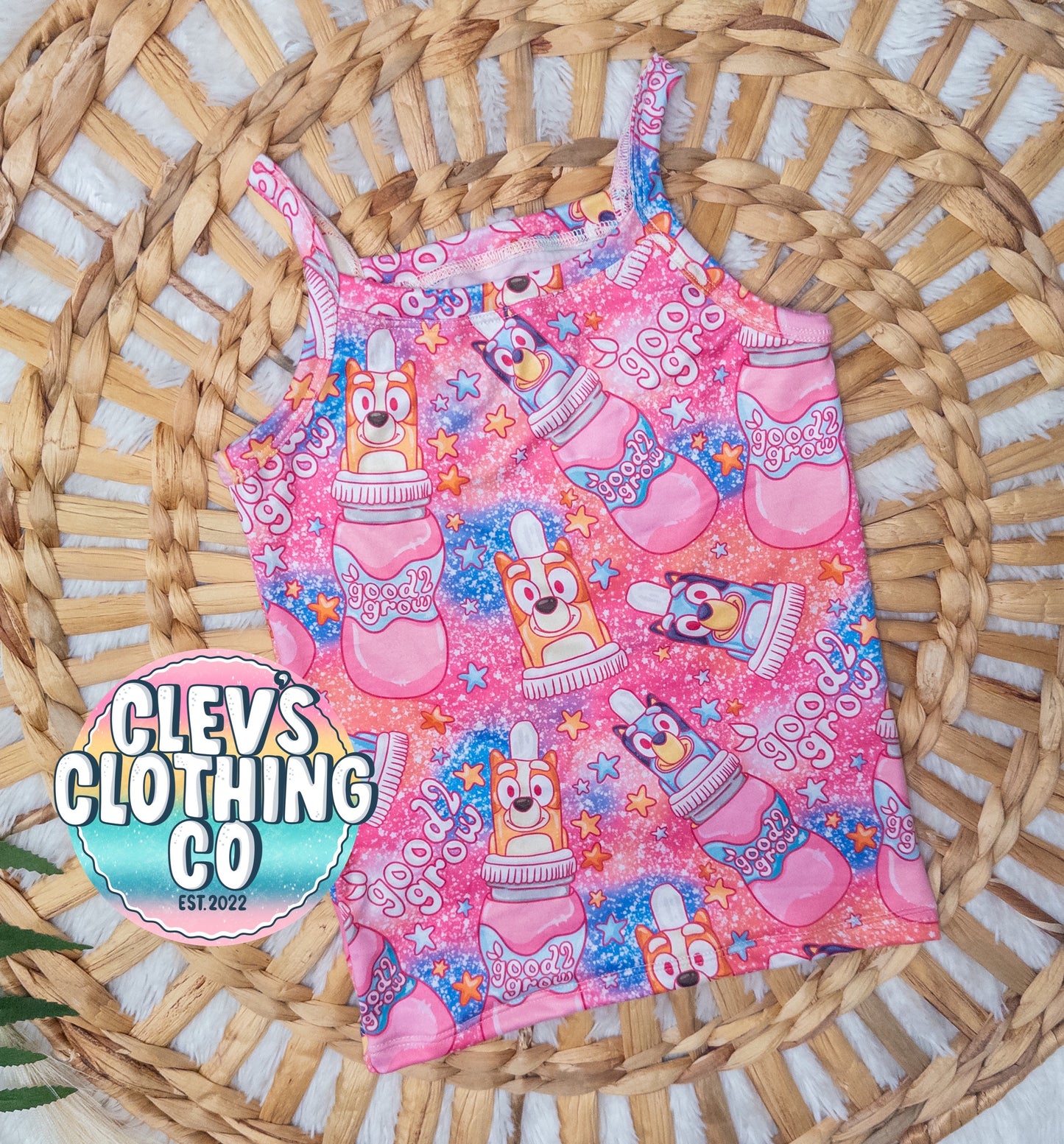 18/24 PINK BLUEY
