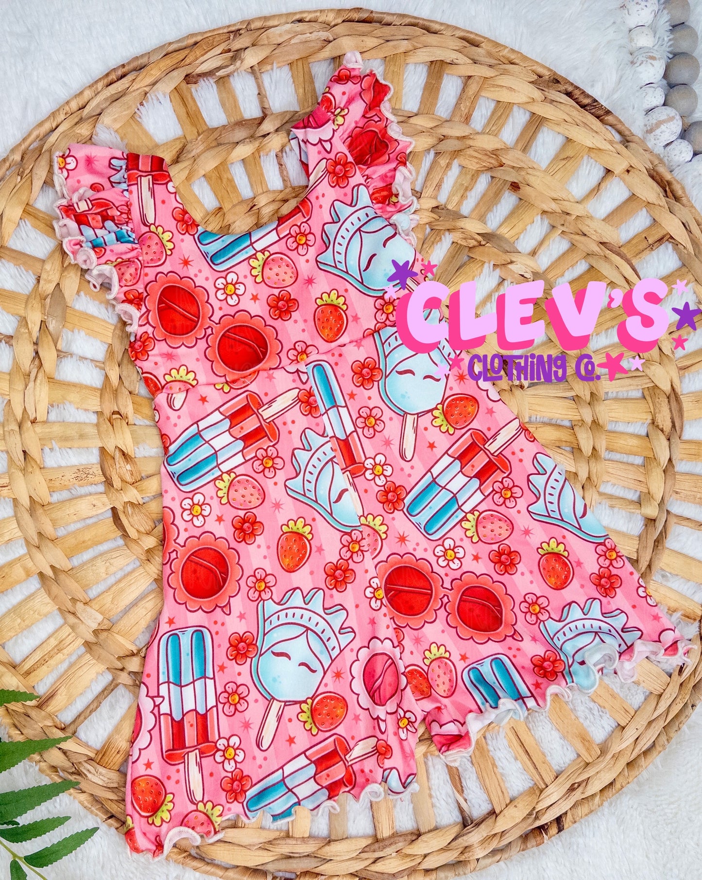 18/24M LIBERTY POPS ROMPER