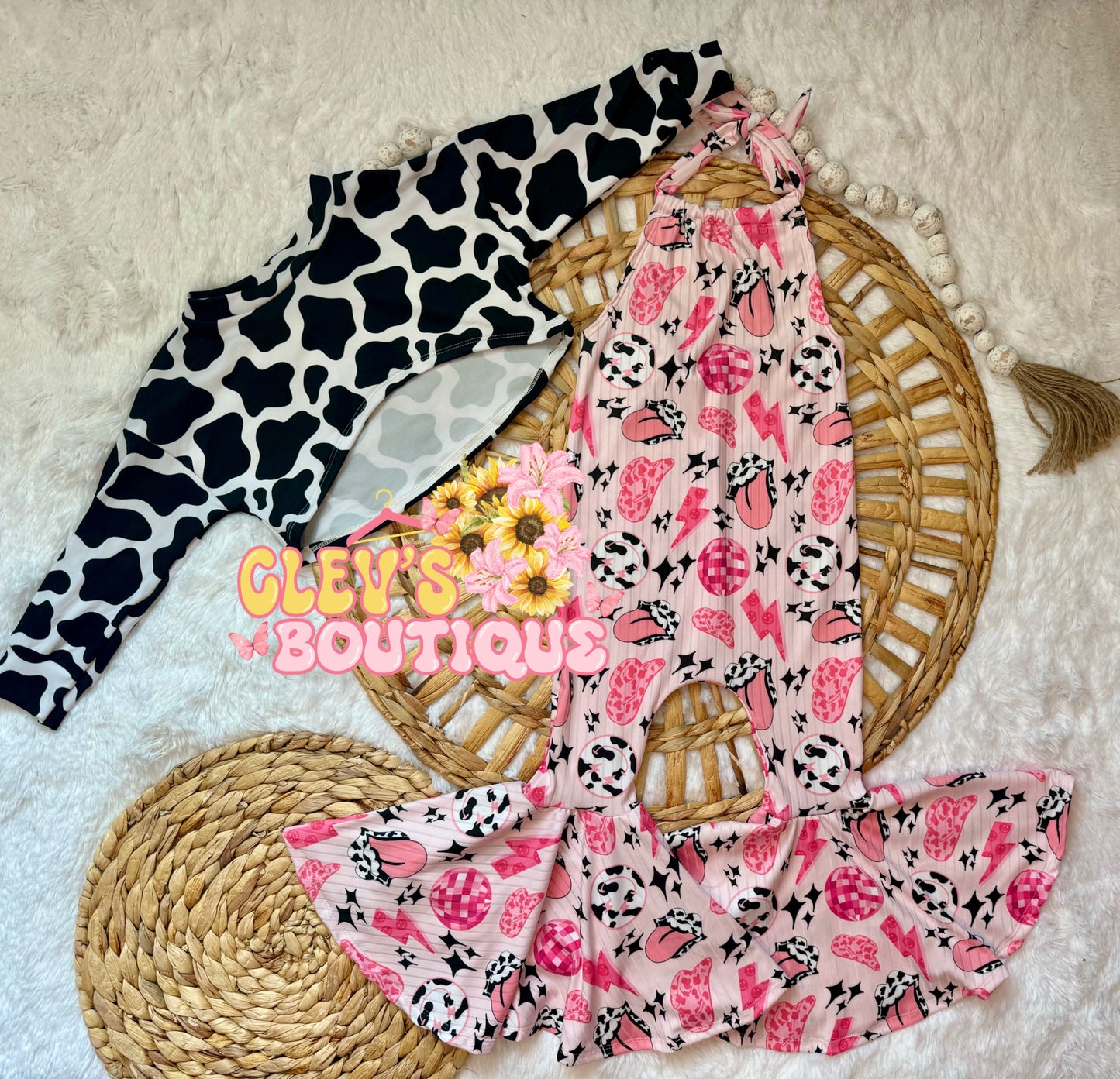 BELL ROMPER + HONEY TOP SET
