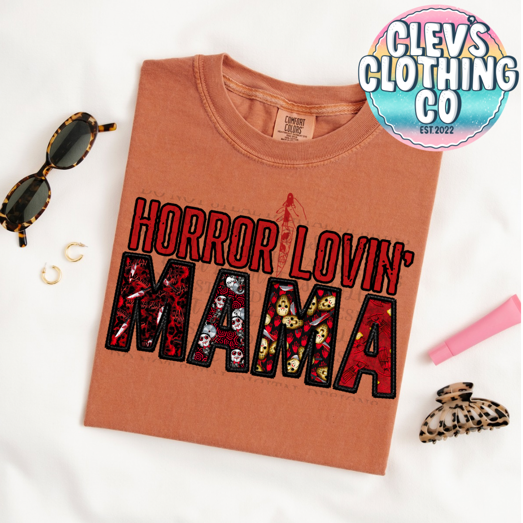 HORROR MAMA/MINI - burnt orange