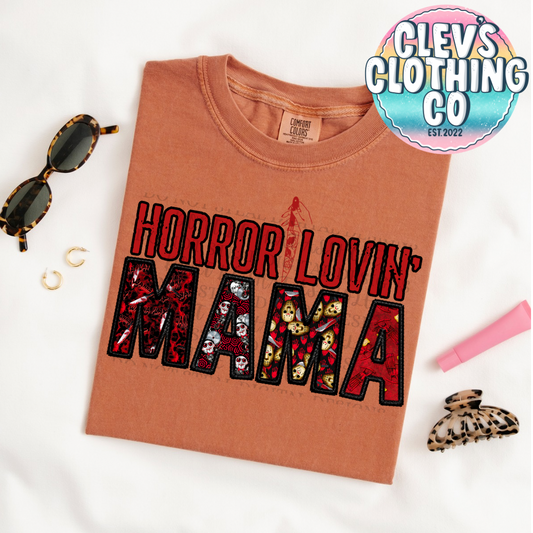 HORROR MAMA/MINI - burnt orange