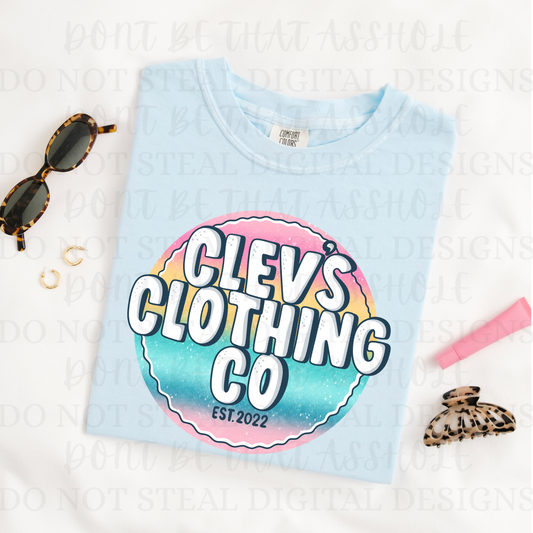 SHOP LOGO - blue