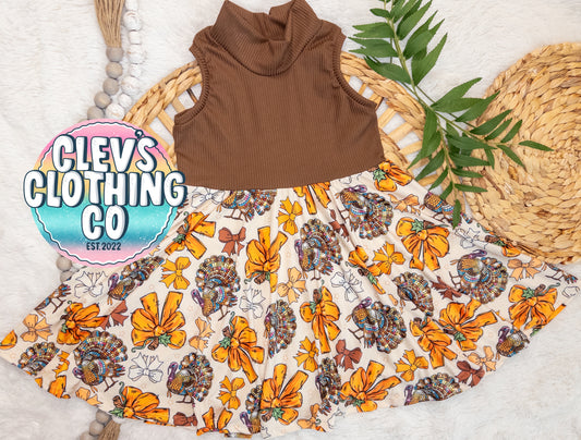 8Y AMBER MOCK DRESS