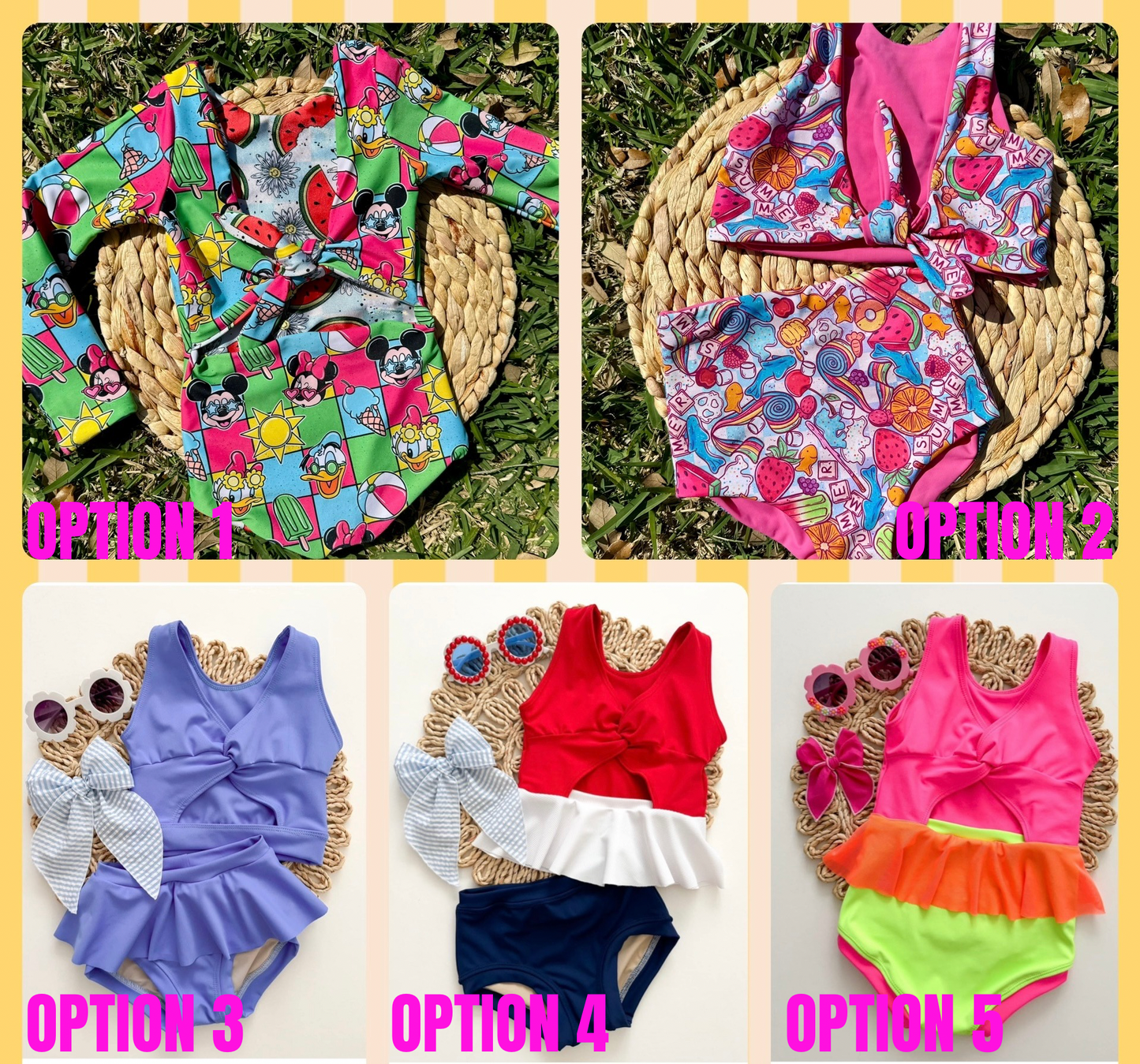 GIRLS SWIM SUITS