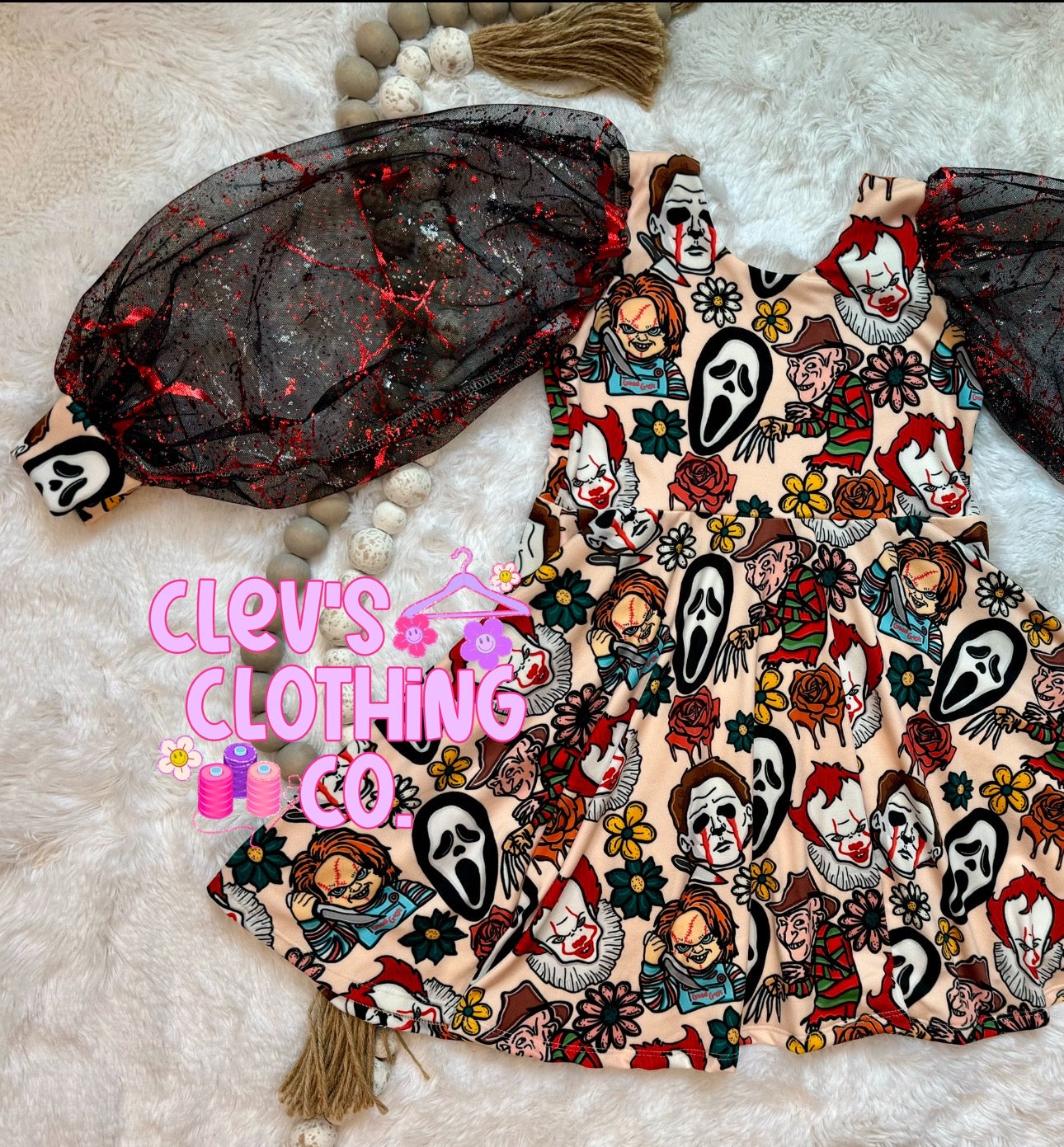 18/24M BRIELLE SPOOKY FLORALS