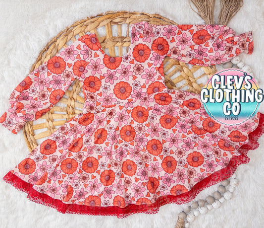 3T BRIELLE DRESS W/ LACE