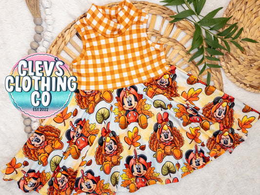 6Y AMBER MOCK DRESS