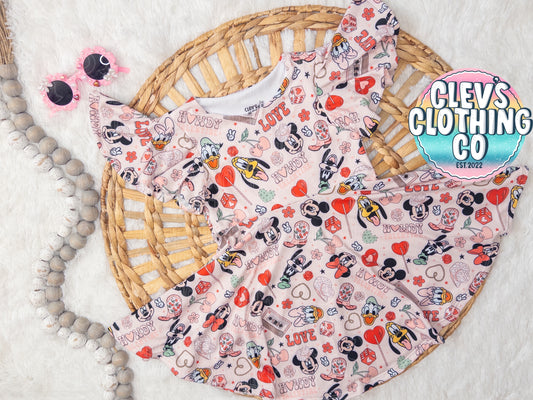 3T FLUTTER DRESS