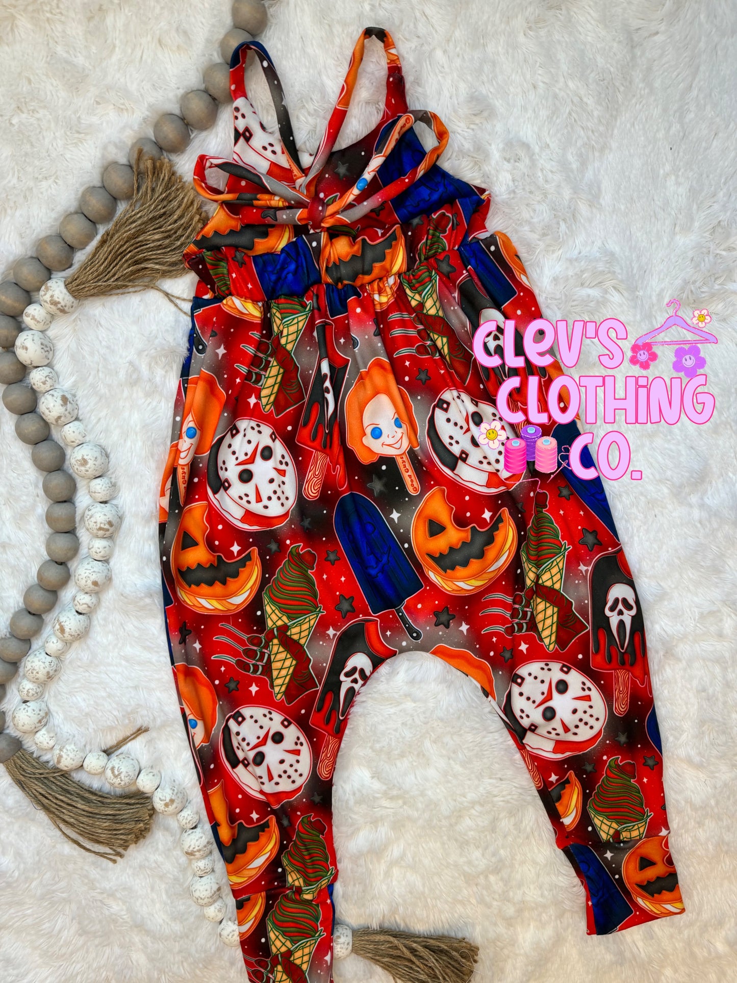 18/24M POPSICLE CLOVER ROMPER