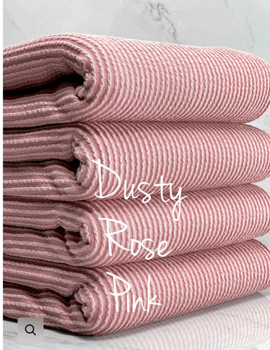 URBAN RIB SET - DUSTY ROSE PINK