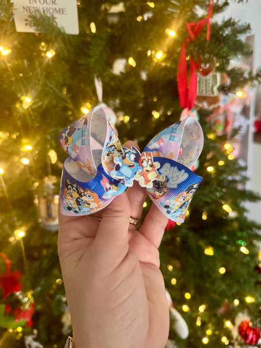 4” bluey bow