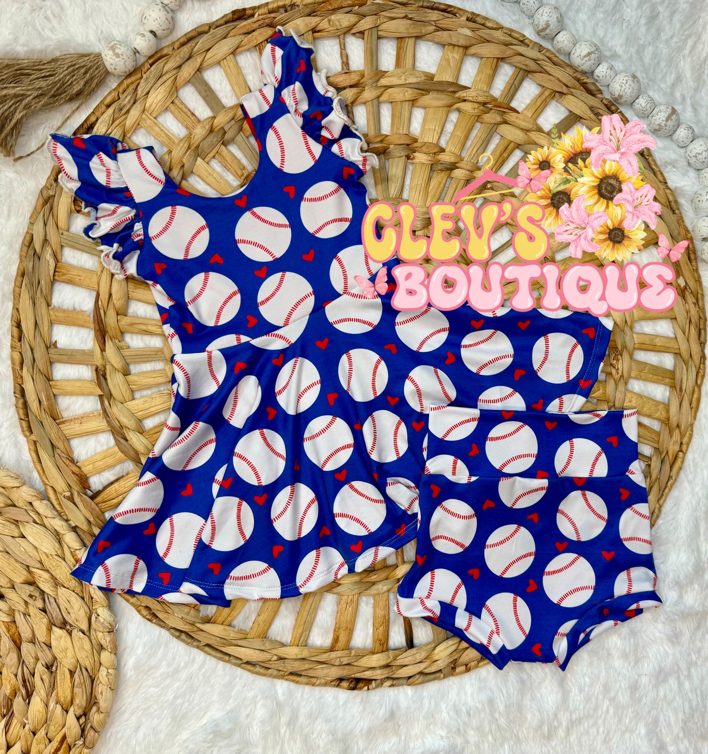 BRIELLE DRESS & BUMMIE SET