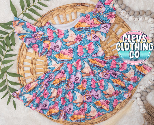 3T Flutter Dress