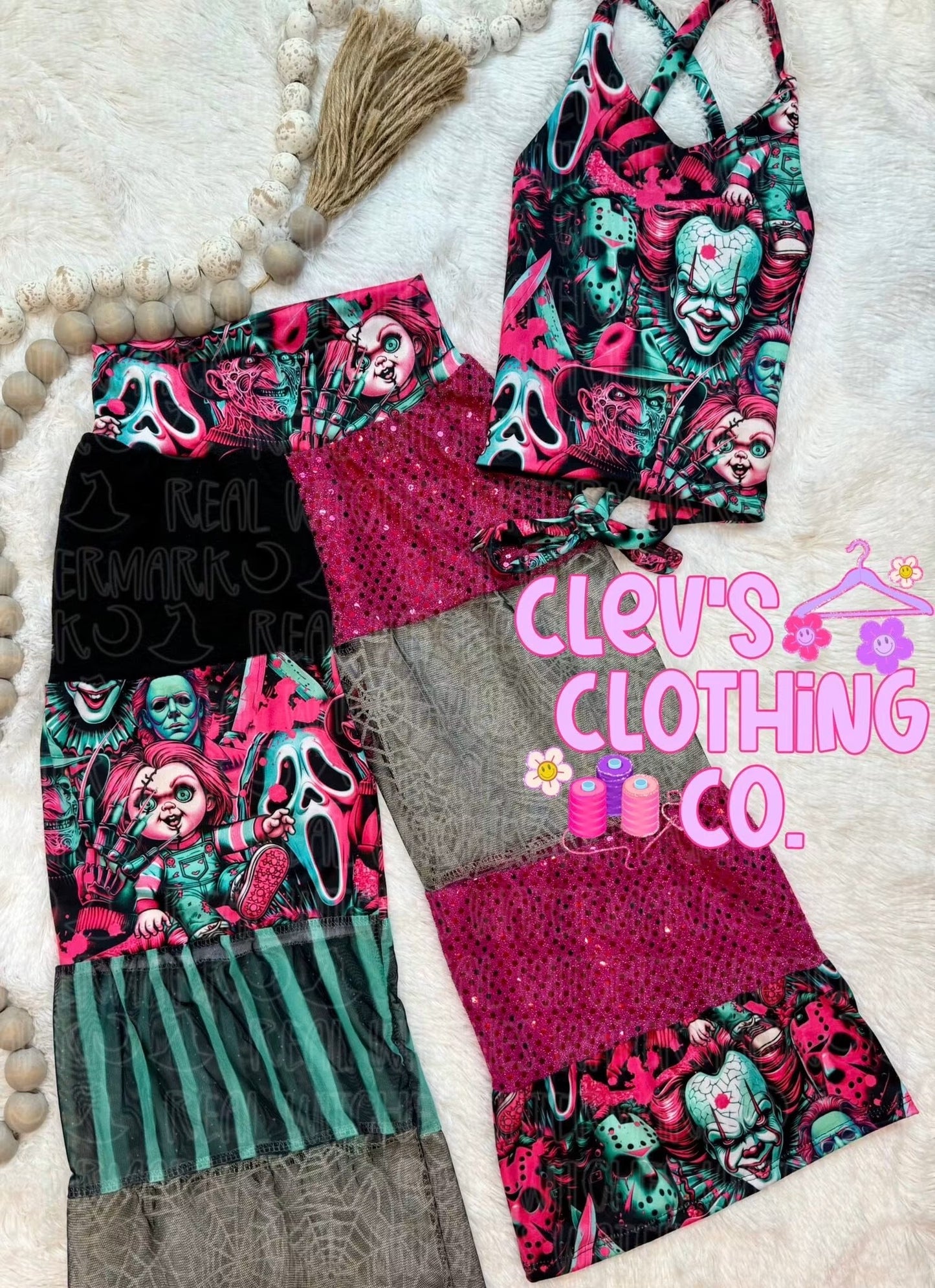 LENNY BLOCKED SET (webs glow in the dark)
