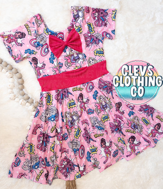 PRIMROSE BACK BOW DRESS