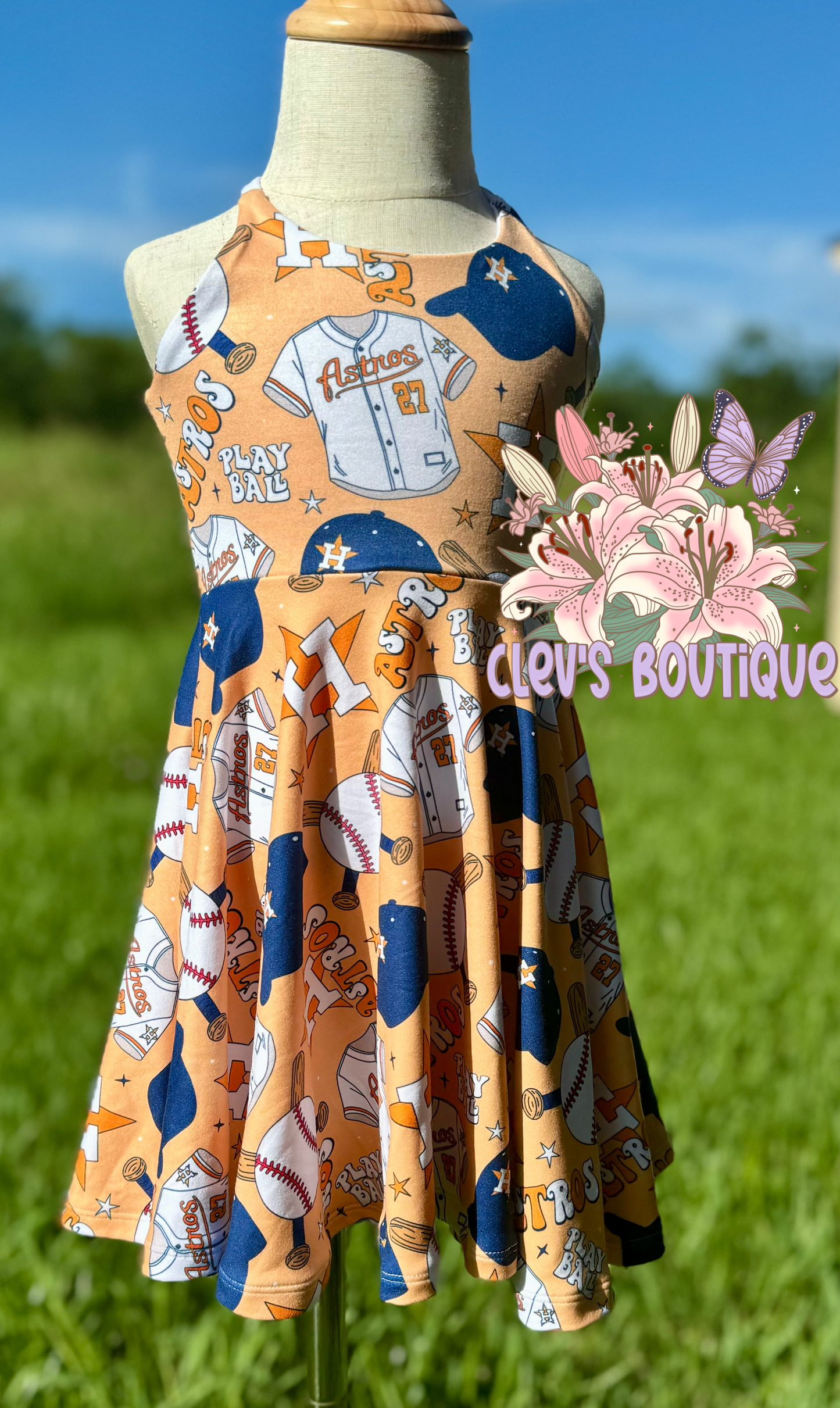 HOUSTON BASEBALL DRESSES