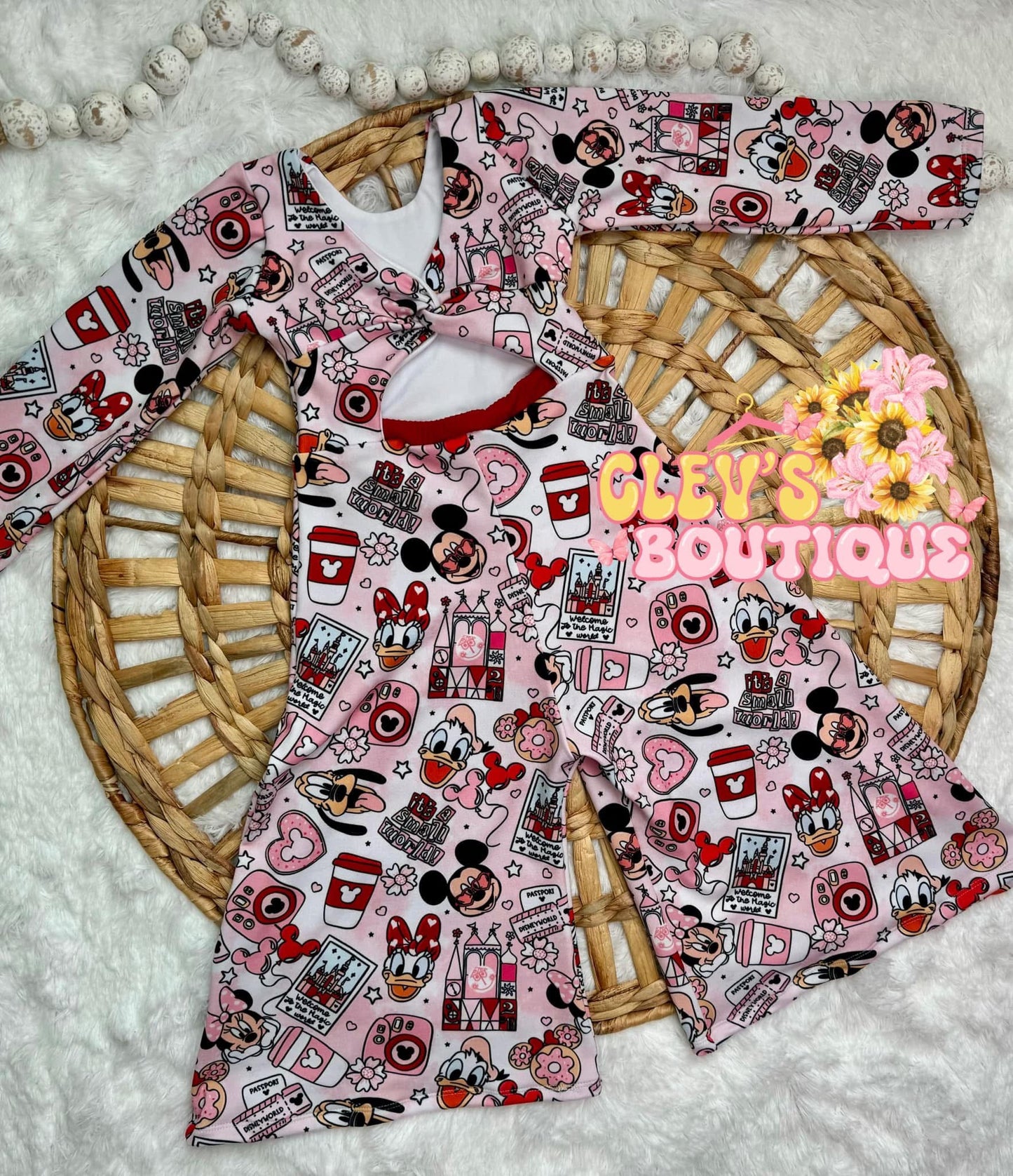 PETAL TWIST BACK ROMPER