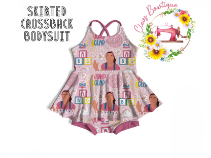SKIRTED BODYSUIT